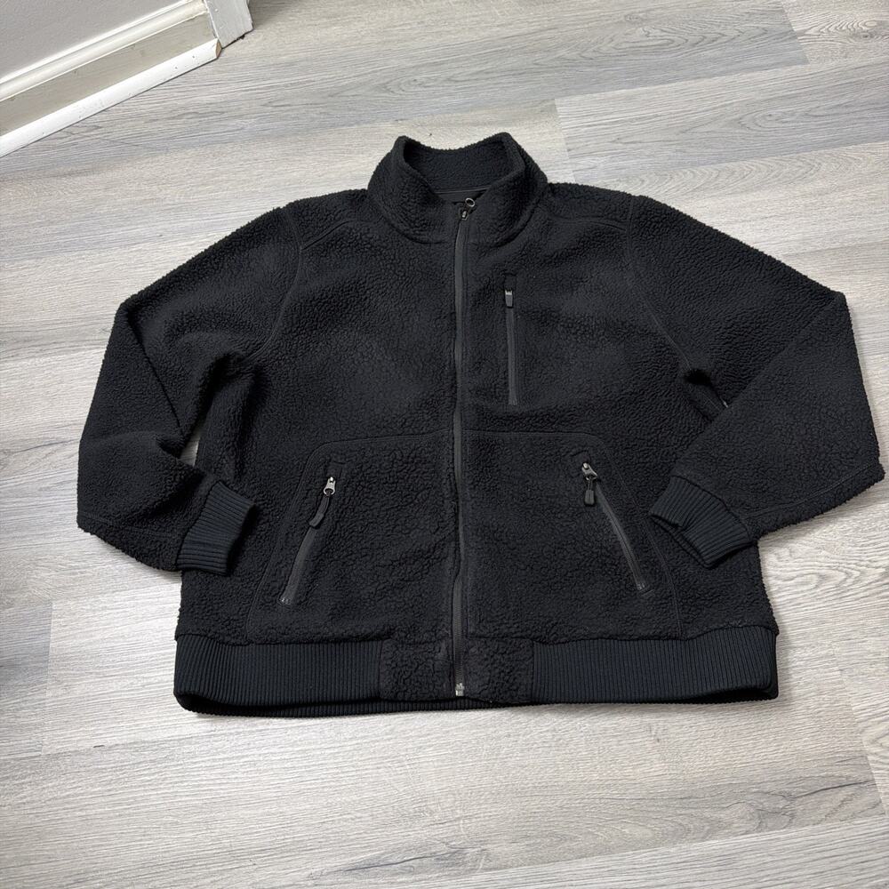 Carhartt Women's High Pile Sherpa Fleece Full-Zip Jacket Black XL